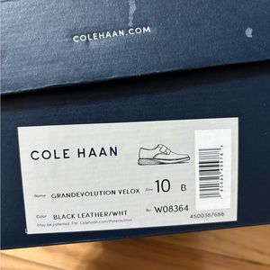 Black leather Cole Haan